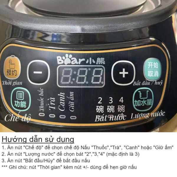 am sac thuoc Bear JYH-B40Q1