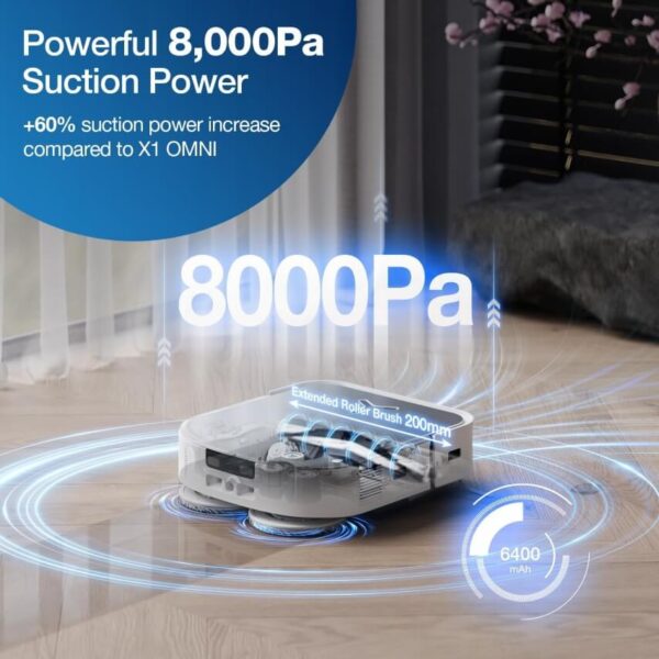 robot hut bui Ecovacs Deebot X2 Omni mau trang