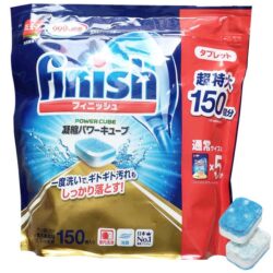 Túi 150 Viên Rửa Bát Finish Power Cube Nhật Bản - Dành Cho Máy Rửa Bát Nhỏ