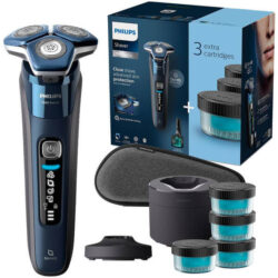 Máy Cạo Râu Philips S5885/69: Công Nghệ SkinIQ, Đầu Xoay 360°, Trạm Sạc & Bộ Vệ Sinh Tự Động, Bảo Hành 2 Năm